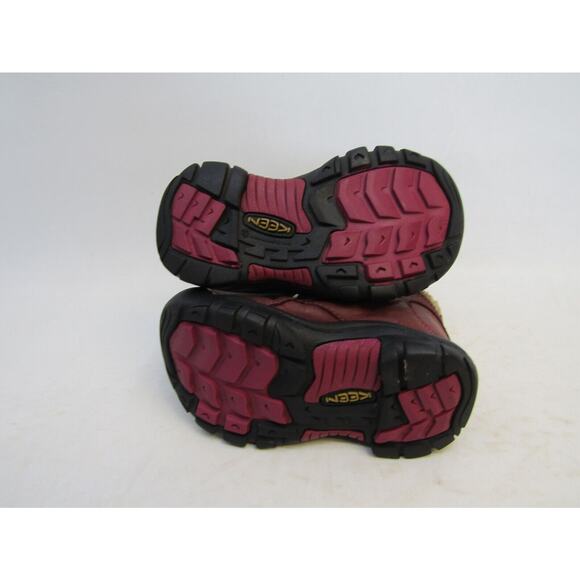 Keen Little Kids Youth Size 12 D Purple Leather Strap Casual Active Boots - Picture 9 of 11